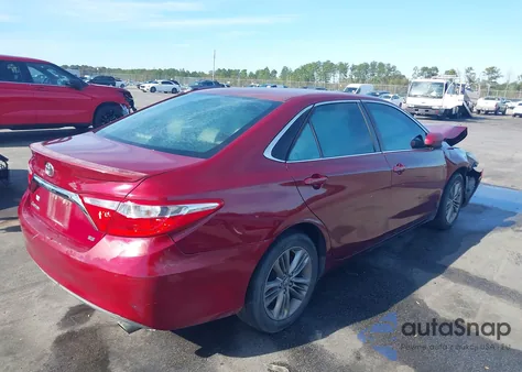 2016 Toyota Camry Se из США, поврежденный, VIN 4T1BF1FKXGU602389